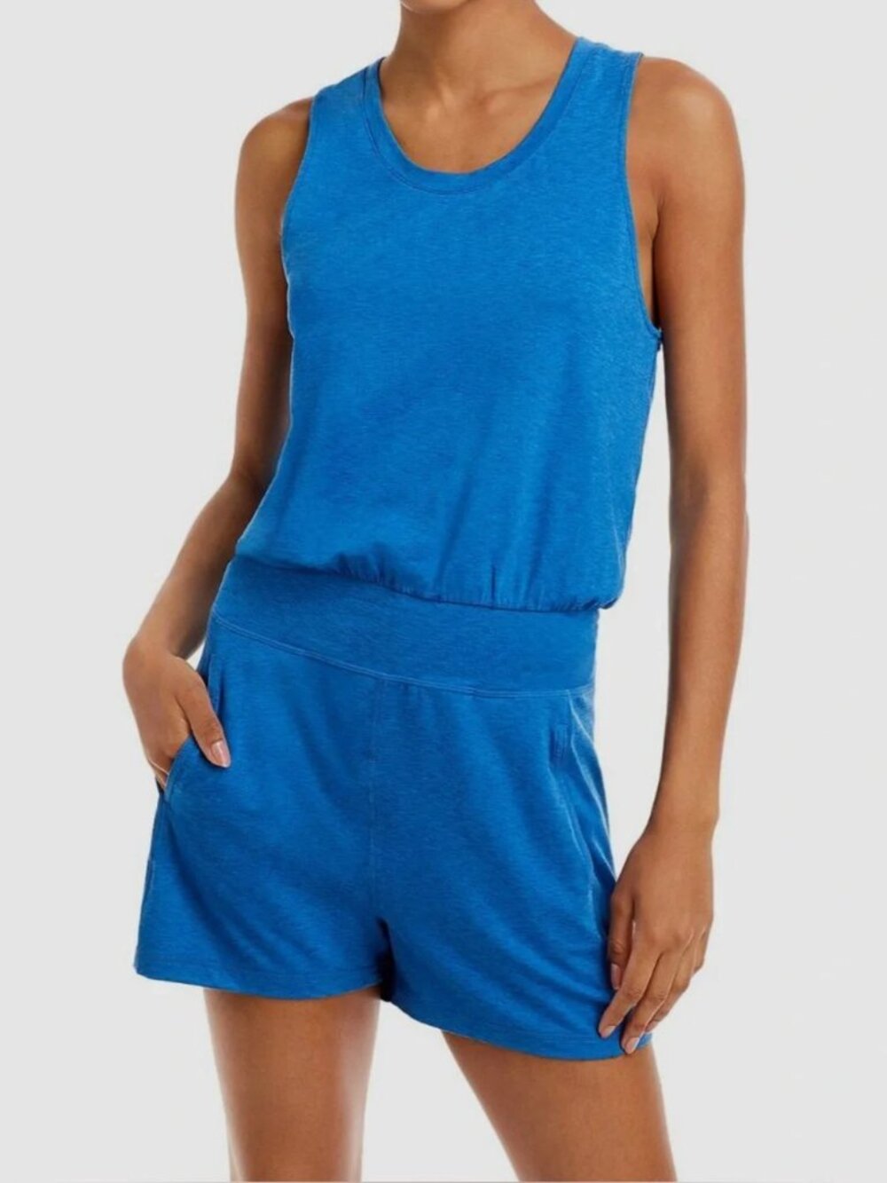 Sweaty Betty Gary Sleeveless Active Athleisure Romper in Blue Sz S, Women's 4/6